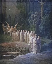 Illustration fur Purgatorio von Dante Alighieri Canto.