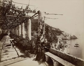 Grand Hotel, formerly Convento dei Cappuccini, Monastery, Amalfi, c. 1880, Italy, Historic,