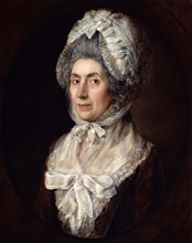 Sarah Dupont, Painting by Thomas Gainsborough, Historic, digitally restored reproduction from an