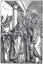 The three bishops Nicholas, Ulrich and Erasmus.