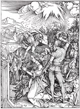 The martyrdom of S. Catherine.