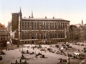 Town Hall and Market Square of Aachen