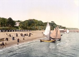 Baltic Sea beach in Heringsdorf