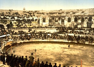 Arenes de Nimes is a Roman amphitheatre