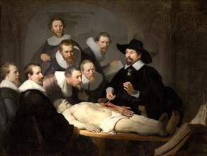 The Anatomy Lesson of Dr Nicolaes Tulp, also Nicolaas Tulp, Tulpius, and Nicolaes Petreius (9