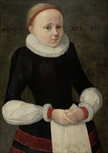 Portrait of Maria Jacobina Vv?lker, 1579 to 1608, Patriciate, Frankfurt, Historic, digitally