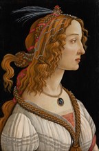 Simonetta Cattaneo Vespucci (January 28, 1453 to April 26, 1476) was considered the most beautiful