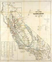 California Resources Map In 1866