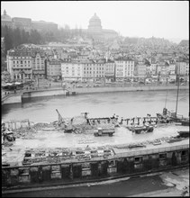 Demolition of Globus, Zürich 1951.