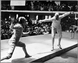 Olympic Games Rome 1960: Bruno Kabarow vs. Giuseppe Delfino.