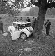 Hugo Koblets fatal car accident 1964: Alfa Romeo wreck.