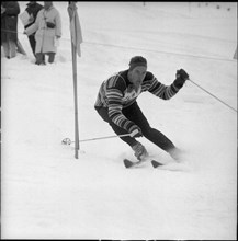 Lauberhorn 1960: Ernst Hinterseer.