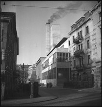 District heating for buildings of ETH Zurich around 1960.