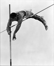 Olympic Games Rome 1960: Olympic champion Don Bragg.