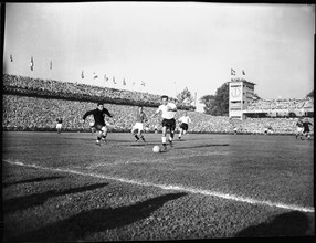 Football WC in Switzerland 1954: Switzerland - England.