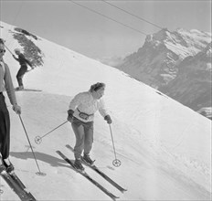 Princess Juliana in the Bernese Oberland, 1946.