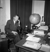 Willy P. Daetwyler, at home around 1957.