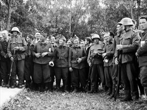 French internees in Switzerland, 1940