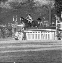 Olympic Games Rome 1960: Anton Bühler and Gay Spark.