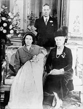 Four generations of British royal family 1948.