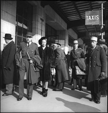 General Pierre Kv?nig, Geneva Cointrin airport, 1949.