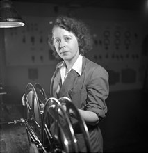 Adele Ramjouv© first projectionist of Switzerland.