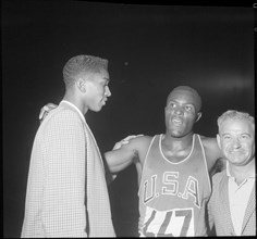 Olympic Games Rome 1960: Olympic champion Rafer Johnson.