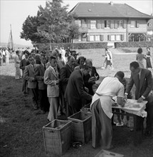 Zurich, Lumina AG firm's party. 1949