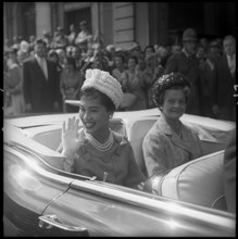 Queen Sirikit of Thailand with Antoinette Petitpierre, 1960.