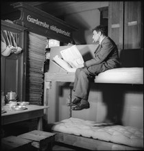 After World War 2: simple living equipment in a box.