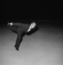 Figure skating ECH 1951 Zurich: Helmut Seibt, 1951.