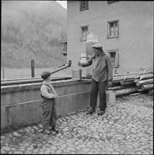 People of Marmorera around 1953.