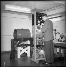 Student at physics laboratory, ETH Zurich 1959.