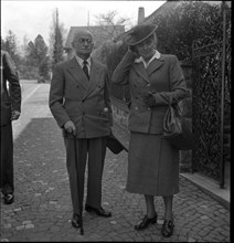 Luigi Einaudi with his wife Ida Einaudi.