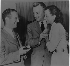 Marriage of Teddy Stauffer with Hedy Lamarr, 1951.