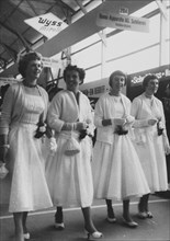 Maids of honor at the Olma 1955.