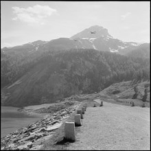 Marmorera dam around 1955.