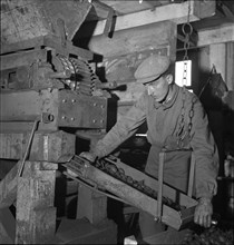 Coal mining in Switzerland around 1945