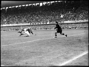 Football WC in Switzerland 1954: Switzerland - Italy.