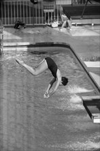 Olympic Games Rome 1960: High diver Mary Willard.