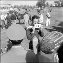 Olympic Games Rome 1960: The Modern Pentathlete Erhard Minder.