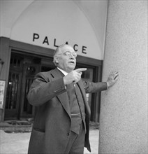 Hans Badrutt, hotel manager around 1940.