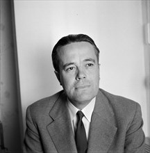 Samuel Bächli, managing director Radio Studio Zürich um 1960.