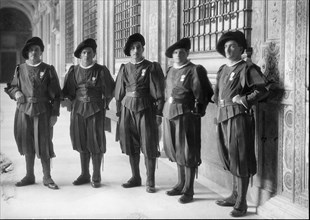 Swiss Guards around 1920.