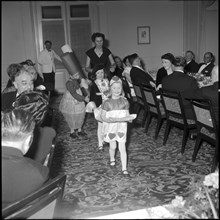 Children performance at birthday party 1952.