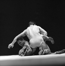 Olympic Games Rome 1960: Holzherr gegen Ferreras.