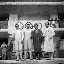 Olympic Games Rome 1960: Epée Olympic champion Italy.