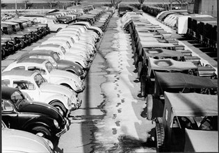 Thun, selling of disused army vehicles; 1971.