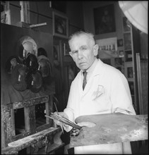 Theodor Barth, painter around 1940 .