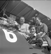 Paul Glauser, champion of GP in Lausanne 1949